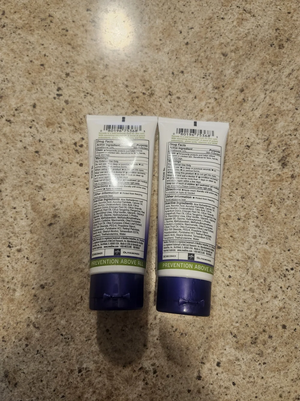 Remedy Skin Repair Cream Everyday Moisturizer – Purple & Green. Lot Of 2